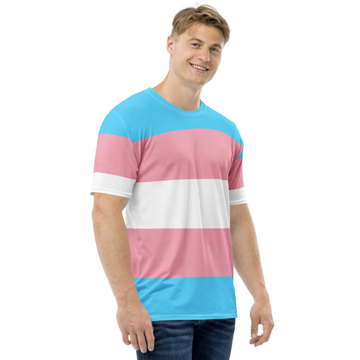 Trans Pride Flag T-shirt AOP T-shirts The Rainbow Stores