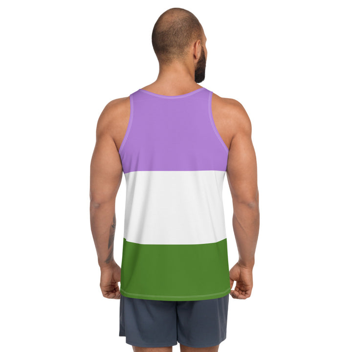 Genderqueer Pride Flag Vest Vests and Tank Tops The Rainbow Stores