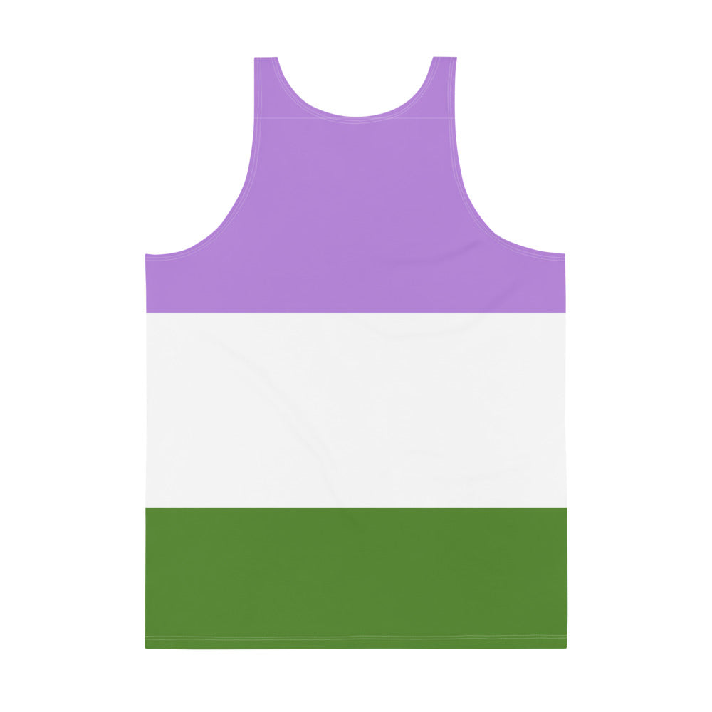 Genderqueer Pride Flag Vest Vests and Tank Tops The Rainbow Stores