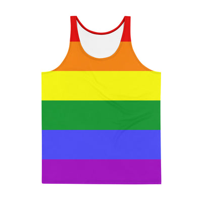 Classic Rainbow Pride Flag Vest Vests and Tank Tops The Rainbow Stores