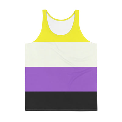 Non-Binary Pride Flag Vest Vests and Tank Tops The Rainbow Stores