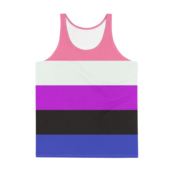 Gender Fluid Pride Flag Vest Vests and Tank Tops The Rainbow Stores