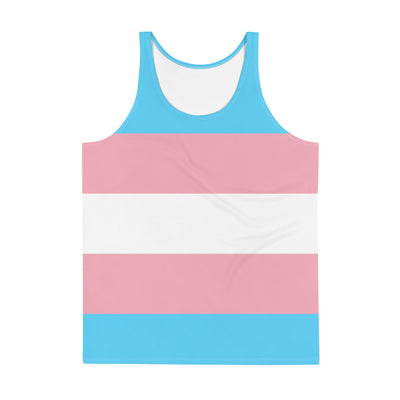 Trans Pride Flag Vest Vests and Tank Tops The Rainbow Stores