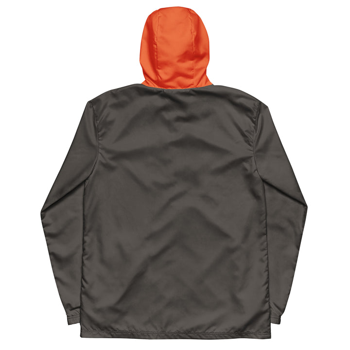 Olive With Orange Hood Windbreaker Windbreaker The Rainbow Stores