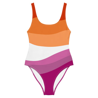 Fluid Lesbian Colours One-Piece Swimsuit Swimwear The Rainbow Stores