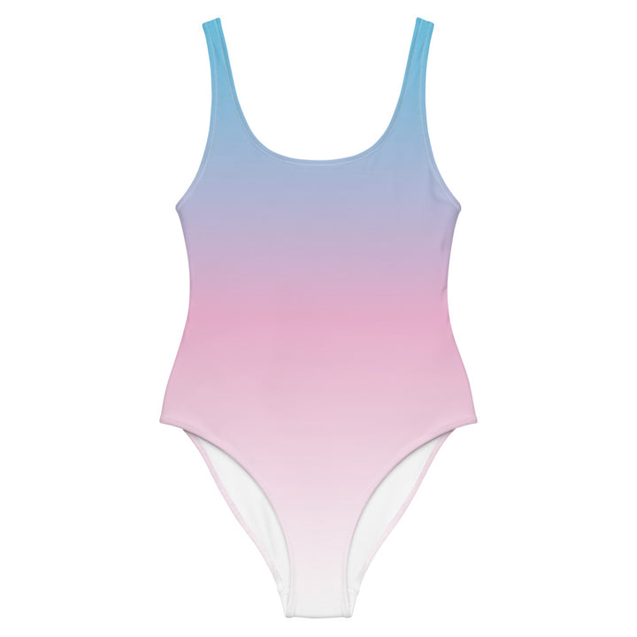 Trans Graduated Colour One-Piece Swimsuit Swimwear The Rainbow Stores