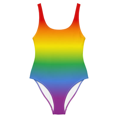 Rainbow Graduated Colour One-Piece Swimsuit Swimwear The Rainbow Stores