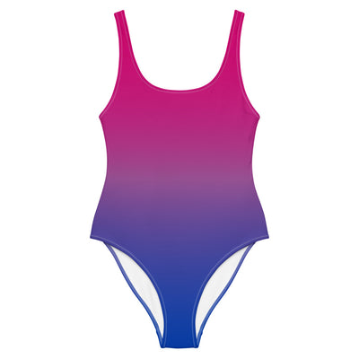 Bisexual Graduated Colours One-Piece Swimsuit Swimwear The Rainbow Stores