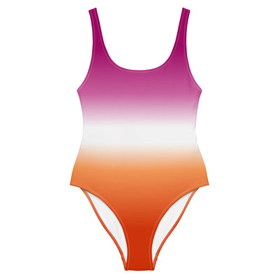 Lesbian Graduated Colours One-Piece Swimsuit Swimwear The Rainbow Stores