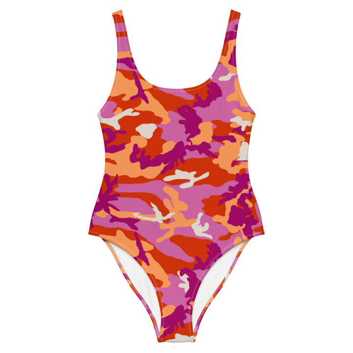Lesbian Camo One-Piece Swimsuit Swimwear The Rainbow Stores