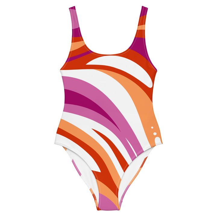 Lesbian Abstract One-Piece Swimsuit Swimwear The Rainbow Stores