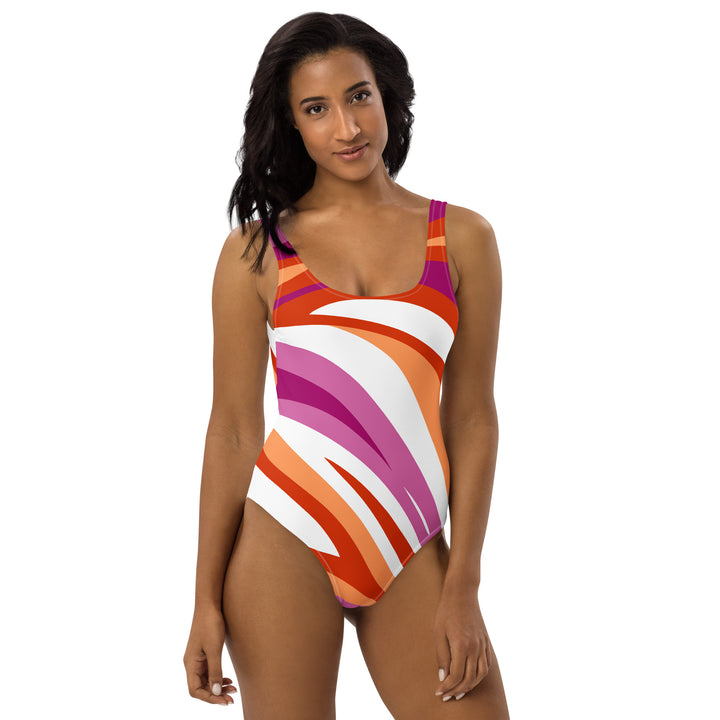 Lesbian Abstract One-Piece Swimsuit Swimwear The Rainbow Stores