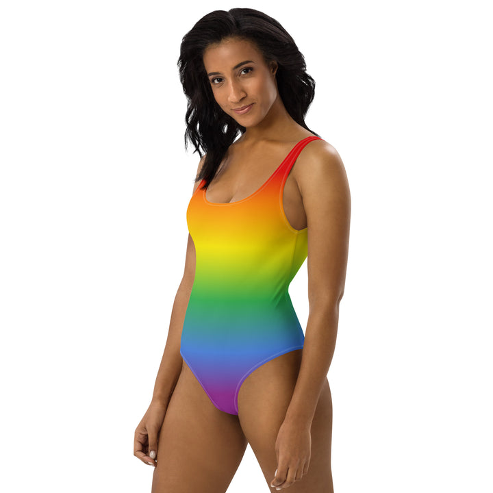 Rainbow Graduated Colour One-Piece Swimsuit Swimwear The Rainbow Stores