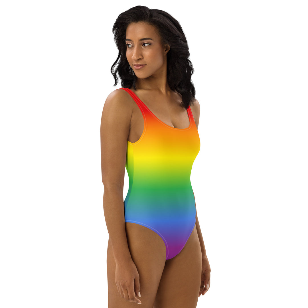 Rainbow Graduated Colour One-Piece Swimsuit Swimwear The Rainbow Stores
