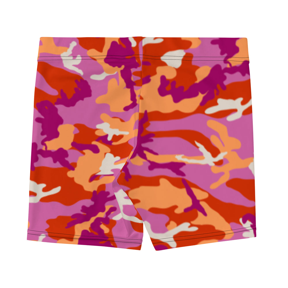 Lesbian Camo Legging Shorts Legging Shorts The Rainbow Stores