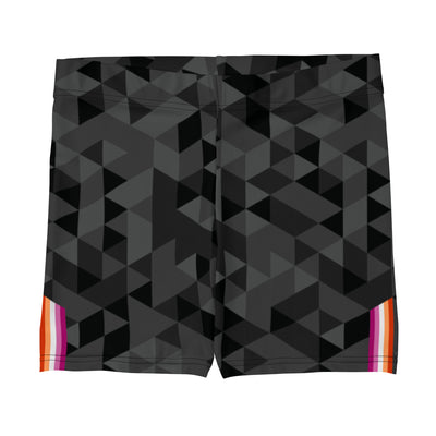 Lesbian Triangle Pattern Legging Shorts Shorts The Rainbow Stores