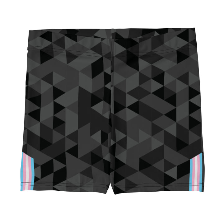 Trans Triangle Pattern Legging Shorts Legging Shorts The Rainbow Stores