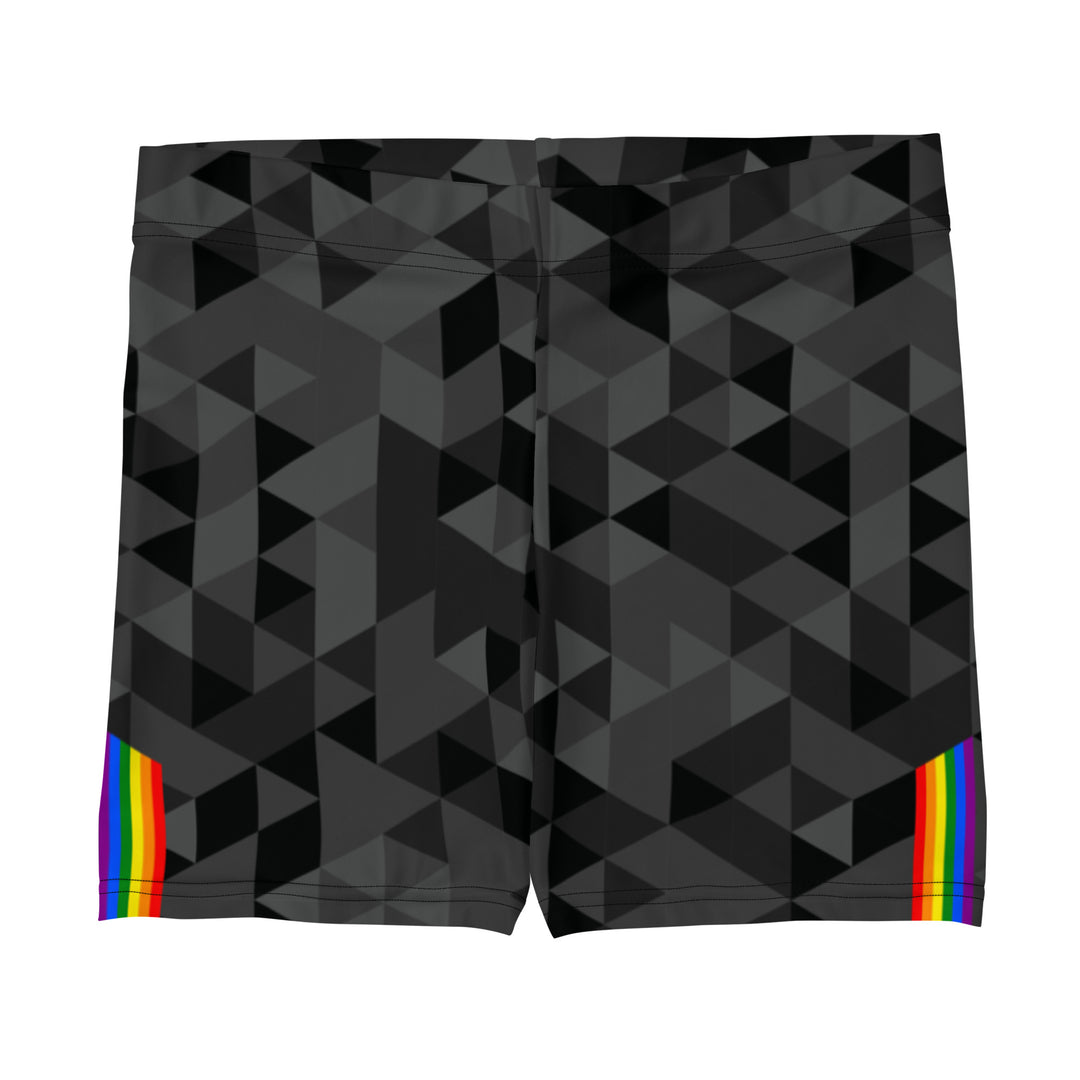 Rainbow Triangle Pattern Leggings Shorts Legging Shorts The Rainbow Stores