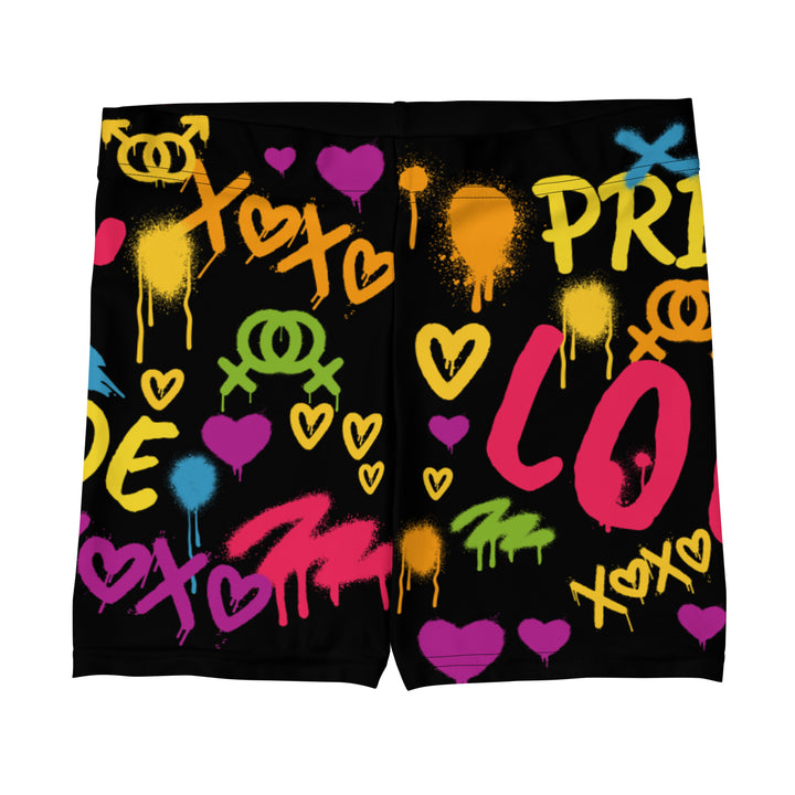 Love And Pride Legging Shorts Legging Shorts The Rainbow Stores