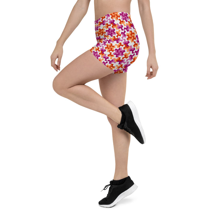 Lesbian Pattern X Legging Shorts Legging Shorts The Rainbow Stores