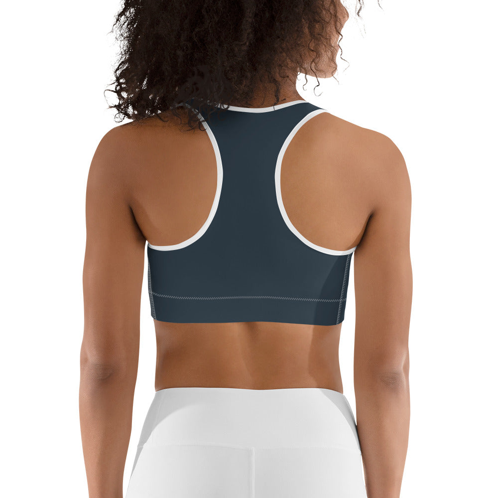 Gender Fluid Pride Flag Separated Stripes Sports Bra Sports Bras The Rainbow Stores