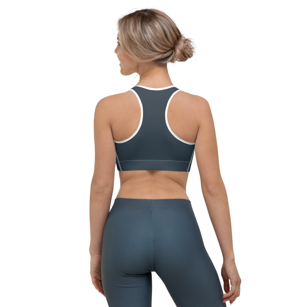 Rainbow Pride Flag Separated Stripes Sports Bra Sports Bras The Rainbow Stores
