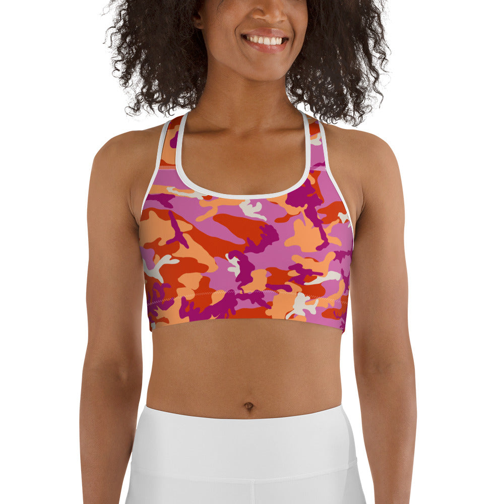 Lesbian Camo Sports Bra