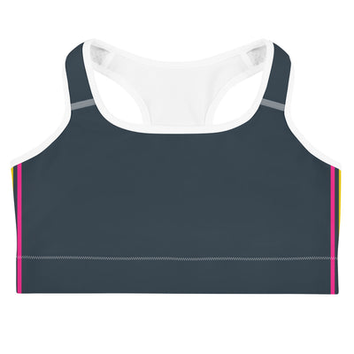 Genderqueer Pride Flag Separated Stripes Sports Bra Sports Bras The Rainbow Stores
