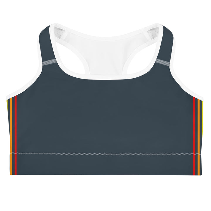 Rainbow Pride Flag Separated Stripes Sports Bra Sports Bras The Rainbow Stores