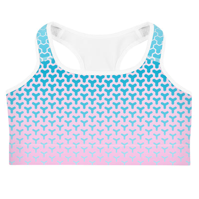Trans Star Fade Sports Bra Sports Bras The Rainbow Stores
