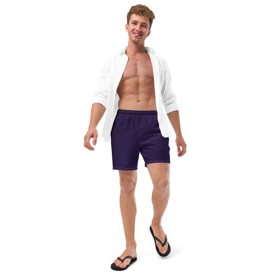 Midnight Blue Swimming Trunks With Rainbow Pocket Swimwear The Rainbow Stores