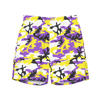 Non Binary Camo Swim Trunks Swimwear The Rainbow Stores