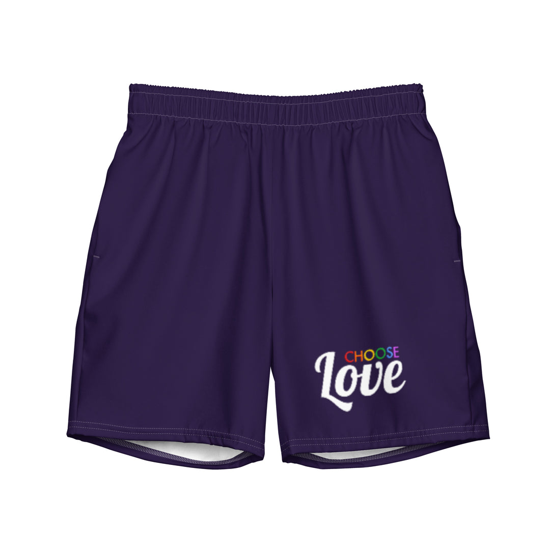 Choose Love Blue Swimming Trunks Swimwear The Rainbow Stores