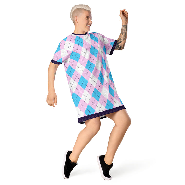 Trans Tartan T-shirt Dress Dresses The Rainbow Stores