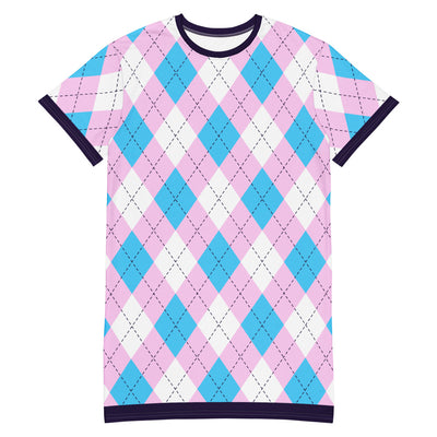 Trans Tartan T-shirt Dress Dresses The Rainbow Stores