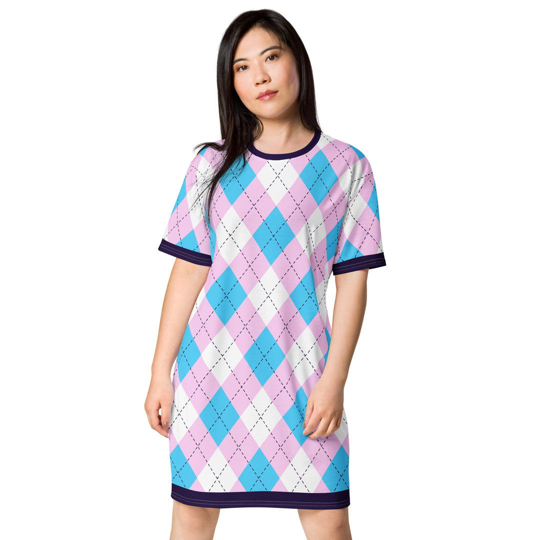 Trans Tartan T-shirt Dress