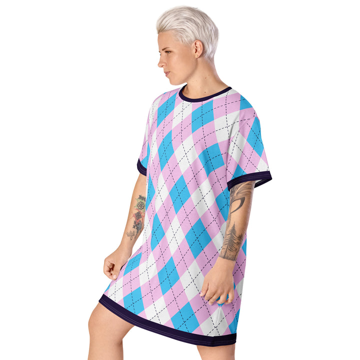 Trans Tartan T-shirt Dress Dresses The Rainbow Stores