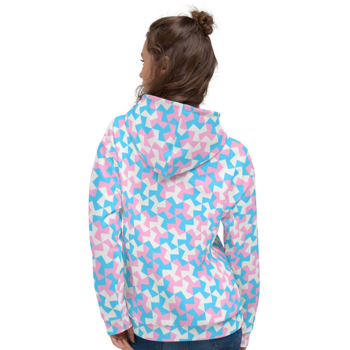 Trans Pride Pattern X Hoodie Hoodies AOP The Rainbow Stores
