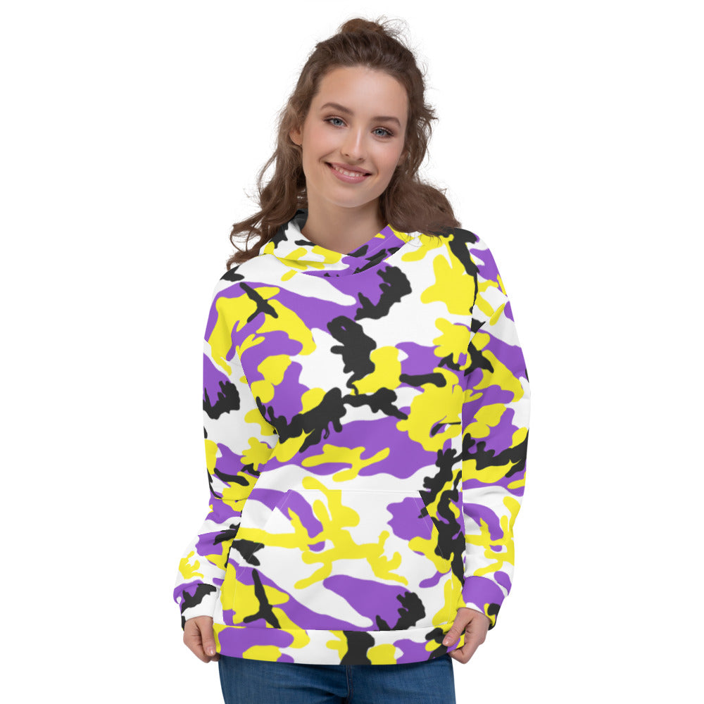 Non Binary Camo Hoodie