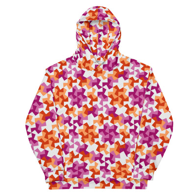 Lesbian Pattern X Hoodie Hoodies The Rainbow Stores