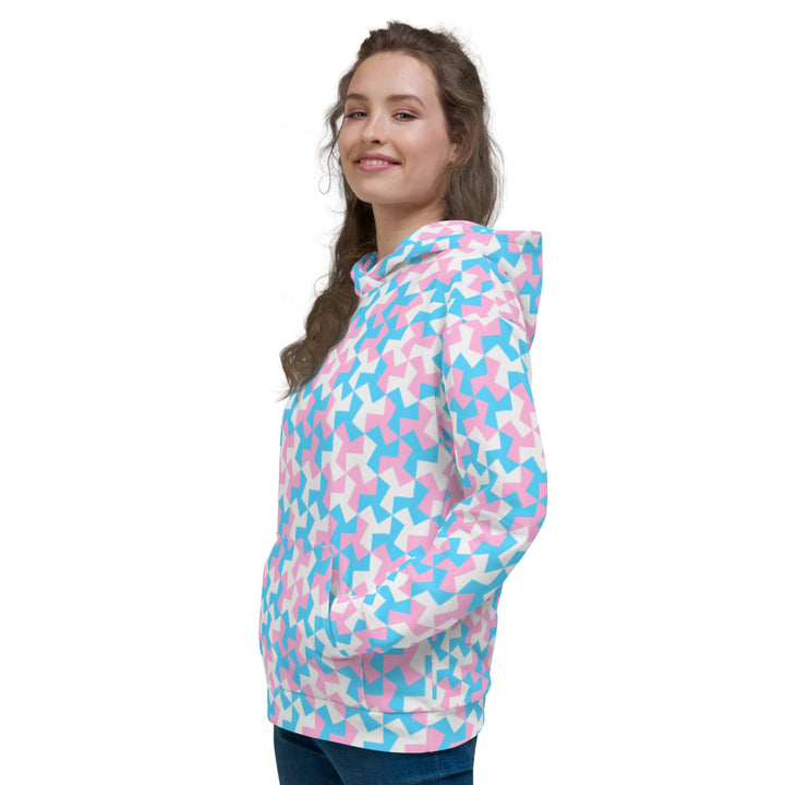 Trans Pride Pattern X Hoodie Hoodies AOP The Rainbow Stores
