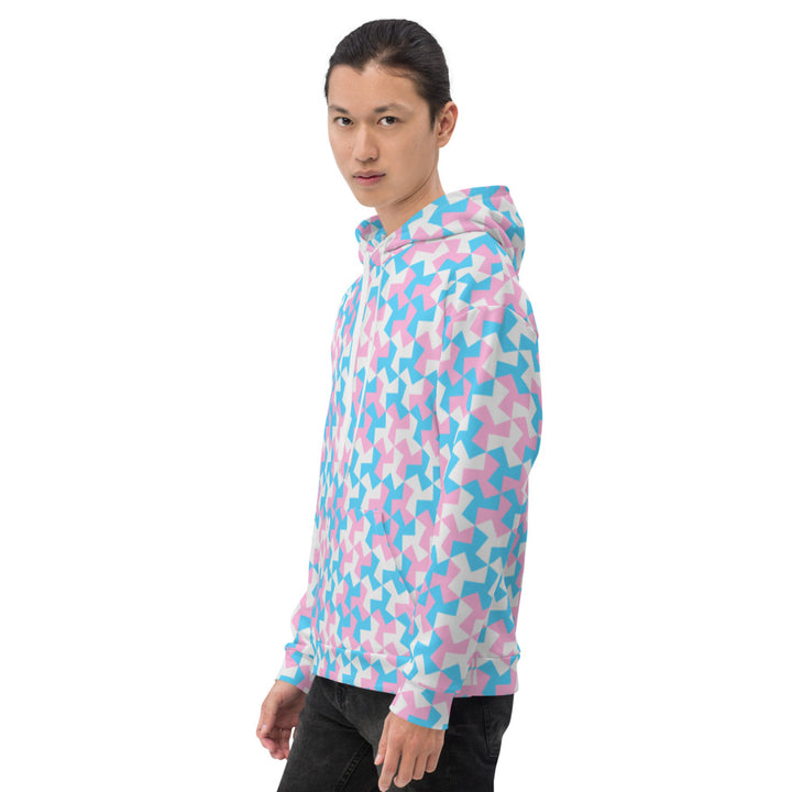 Trans Pride Pattern X Hoodie Hoodies AOP The Rainbow Stores