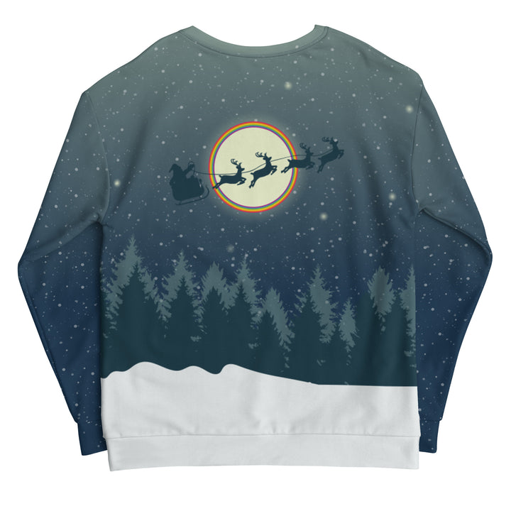 Rainbow Pride Snowman Christmas Sweatshirt Sweatshirts The Rainbow Stores