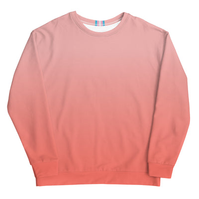 Trans Fade To Peach Sweatshirt Sweatshirts The Rainbow Stores