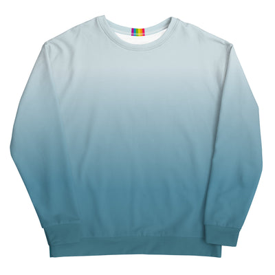 Rainbow Fade To Aqua Sweatshirt Sweatshirts The Rainbow Stores
