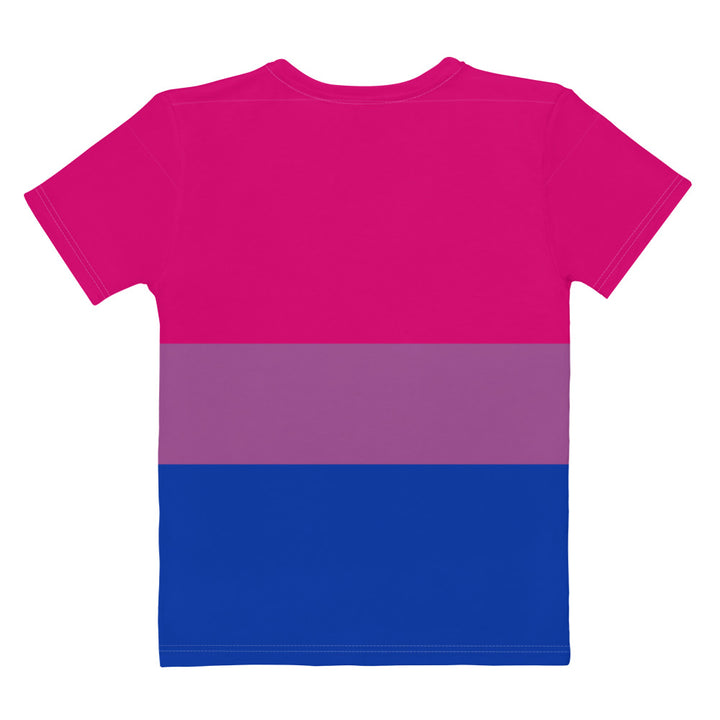 Bisexual Pride Flag Fitted T-shirt AOP T-shirts The Rainbow Stores
