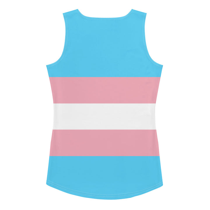 Trans Pride Flag Fitted Vest Vests and Tank Tops The Rainbow Stores