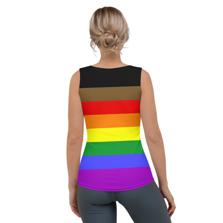 POC Rainbow Pride Flag Fitted Vest Vests and Tank Tops The Rainbow Stores