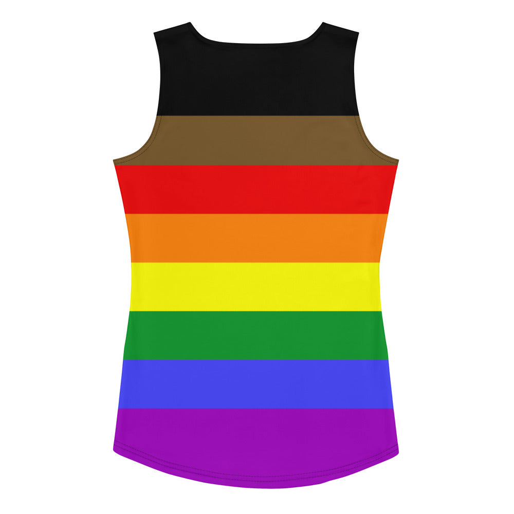 POC Rainbow Pride Flag Fitted Vest Vests and Tank Tops The Rainbow Stores