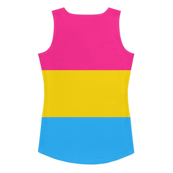 Pansexual Pride Flag Fitted Vest Vests and Tank Tops The Rainbow Stores